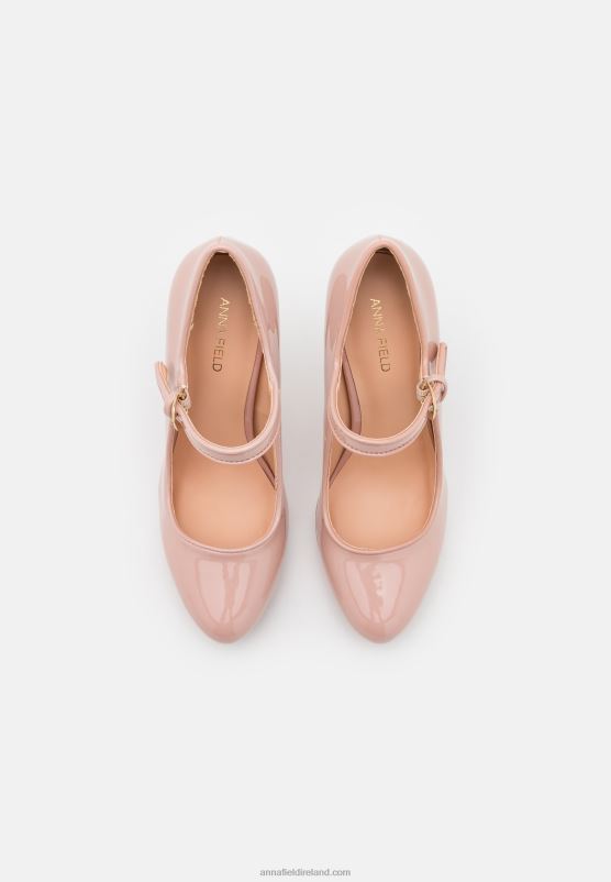 Z62T1656 Women Anna Field Classic Heels Light Pink