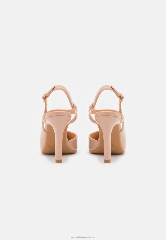 Z62T1663 Women Anna Field Classic Heels Light Pink