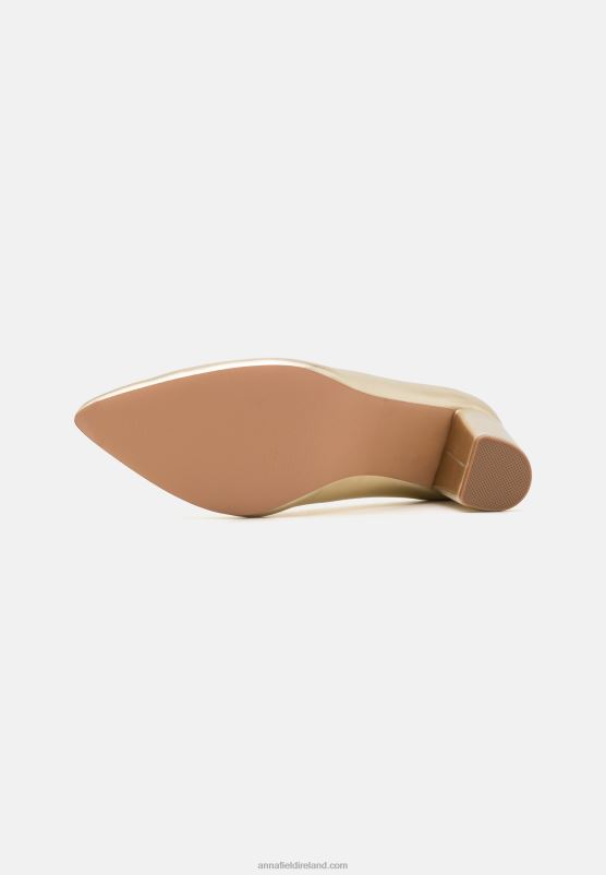 Z62T1675 Women Anna Field Classic Heels Gold