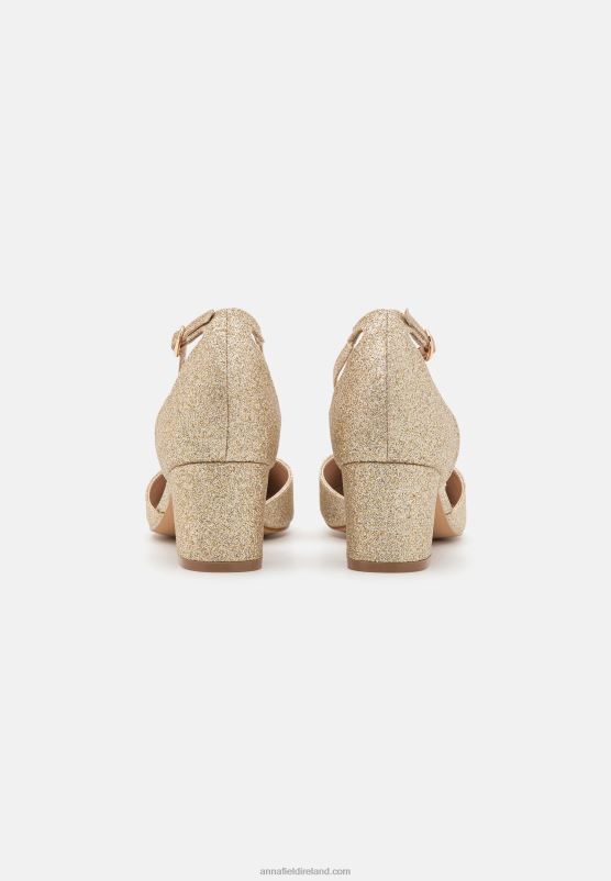 Z62T1677 Women Anna Field Classic Heels Gold