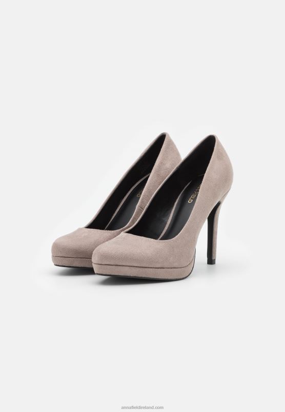 Z62T1679 Women Anna Field Classic Heels Grey