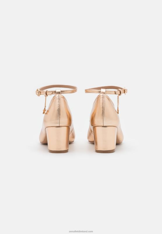 Z62T1680 Women Anna Field Classic Heels Rose Gold-Coloured