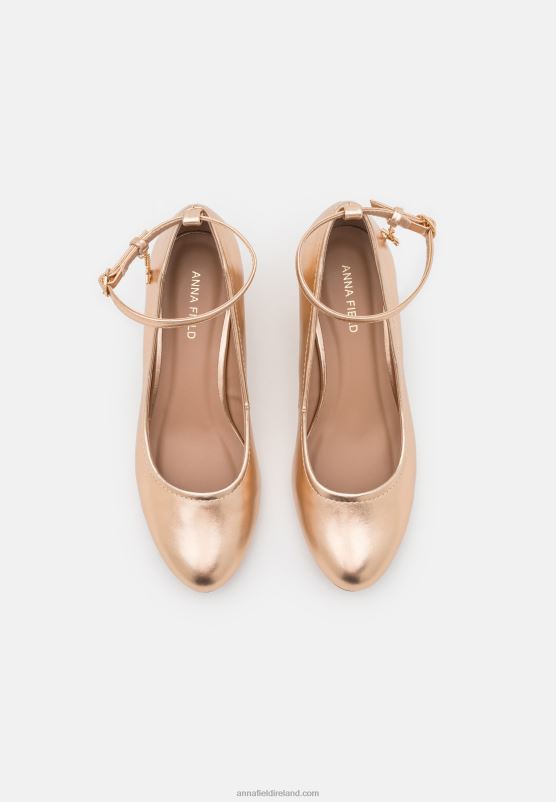 Z62T1680 Women Anna Field Classic Heels Rose Gold-Coloured