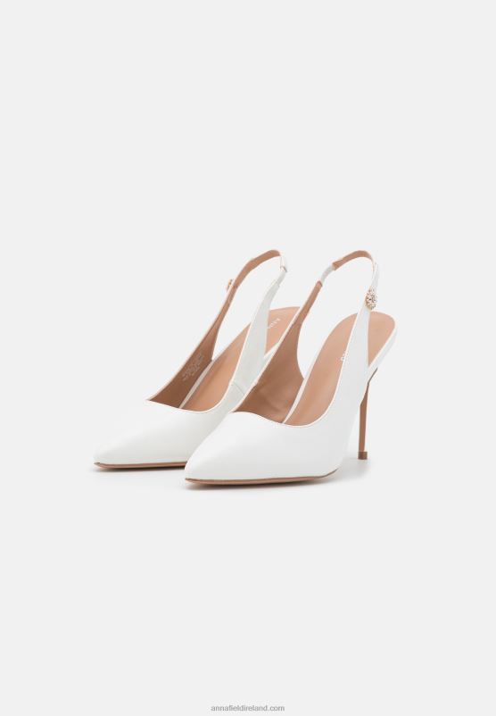 Z62T1682 Women Anna Field Classic Heels Offwhite