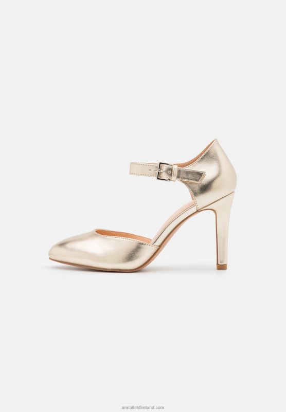 Z62T1692 Women Anna Field Classic Heels Gold