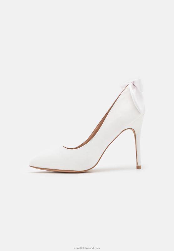 Z62T1697 Women Anna Field Classic Heels White