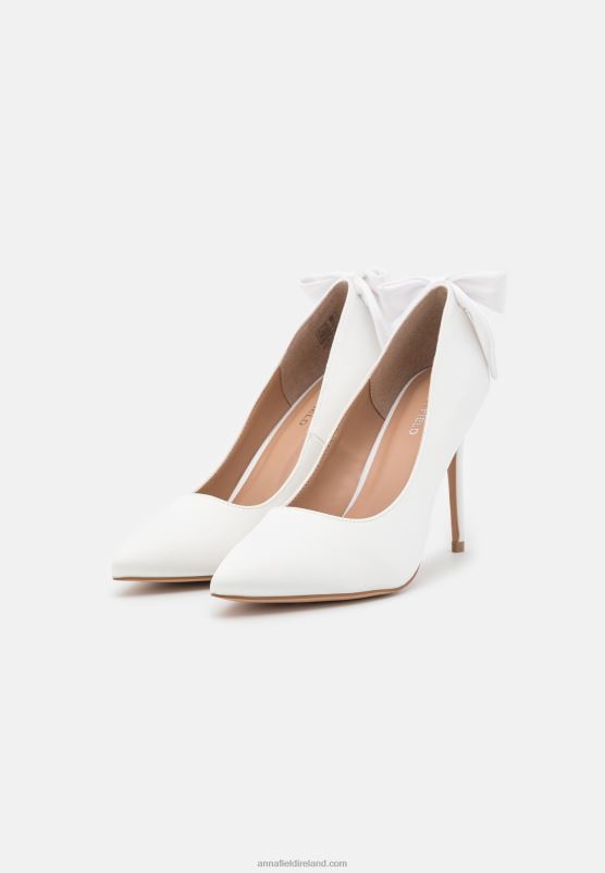 Z62T1697 Women Anna Field Classic Heels White