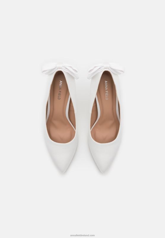 Z62T1697 Women Anna Field Classic Heels White