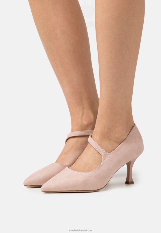 Z62T1698 Women Anna Field Classic Heels Light Pink