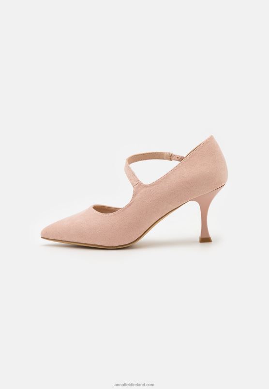 Z62T1698 Women Anna Field Classic Heels Light Pink