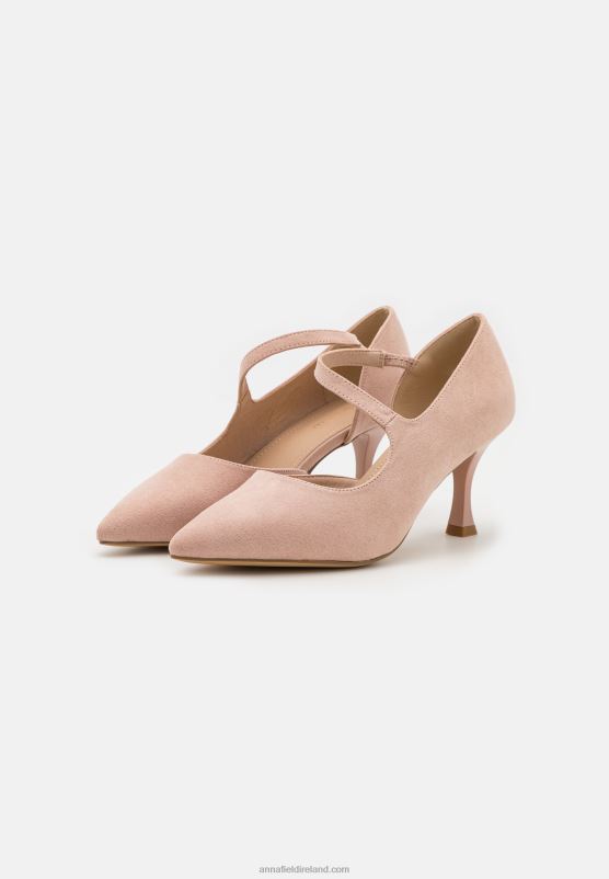 Z62T1698 Women Anna Field Classic Heels Light Pink