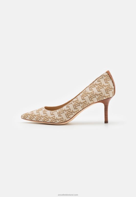 Z62T1715 Women Anna Field Lanette Closed Toe Classic Heels Khaki