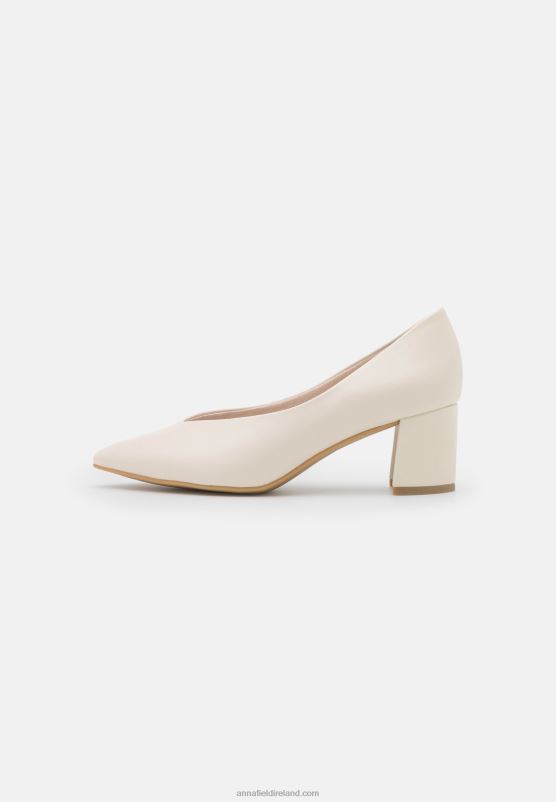Z62T1737 Women Anna Field Classic Heels Cream