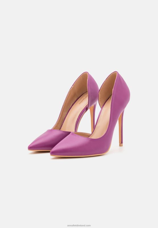 Z62T1744 Women Anna Field Zaltola Classic Heels Purple
