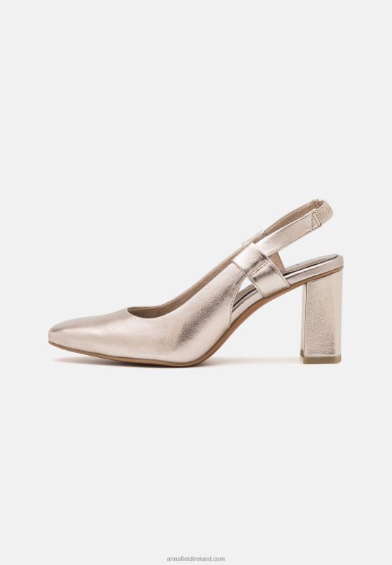 Z62T1752 Women Anna Field Classic Heels Platinum