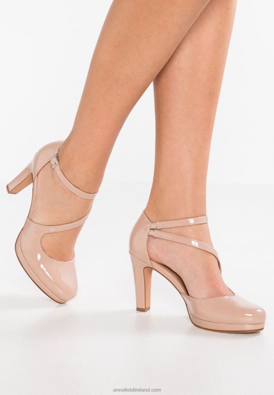 Z62T1763 Women Anna Field High Heels Light Pink