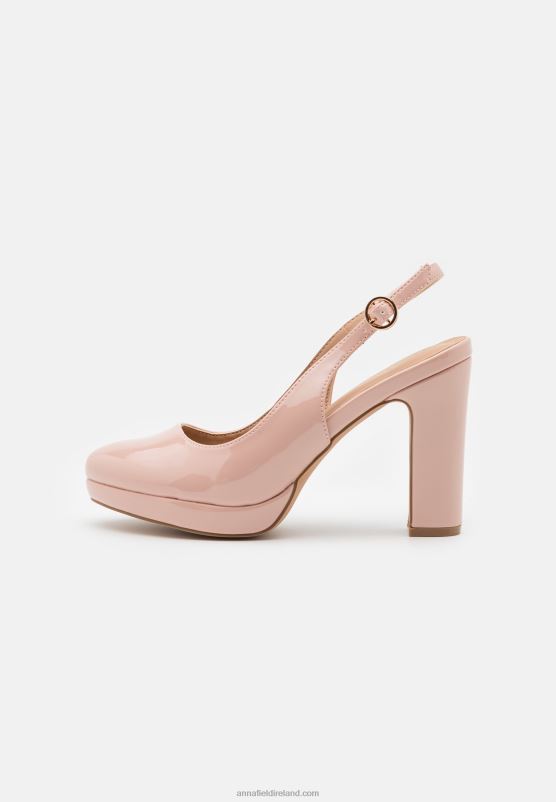 Z62T1767 Women Anna Field Platform Heels Light Pink