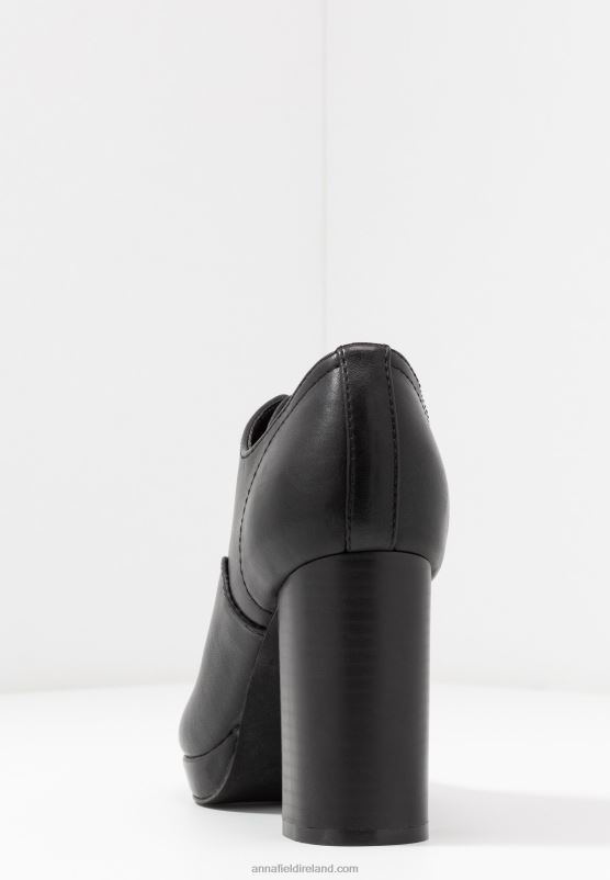 Z62T1773 Women Anna Field Comfort High Heeled Ankle Boots Black