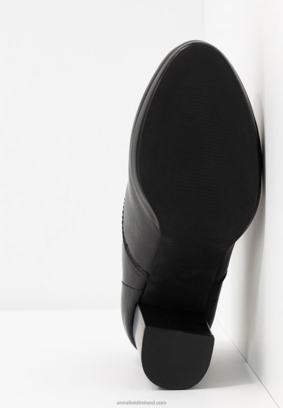 Z62T1773 Women Anna Field Comfort High Heeled Ankle Boots Black