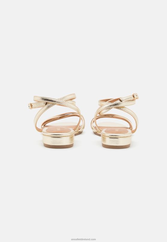 Z62T1247 Women Anna Field Sandals Gold