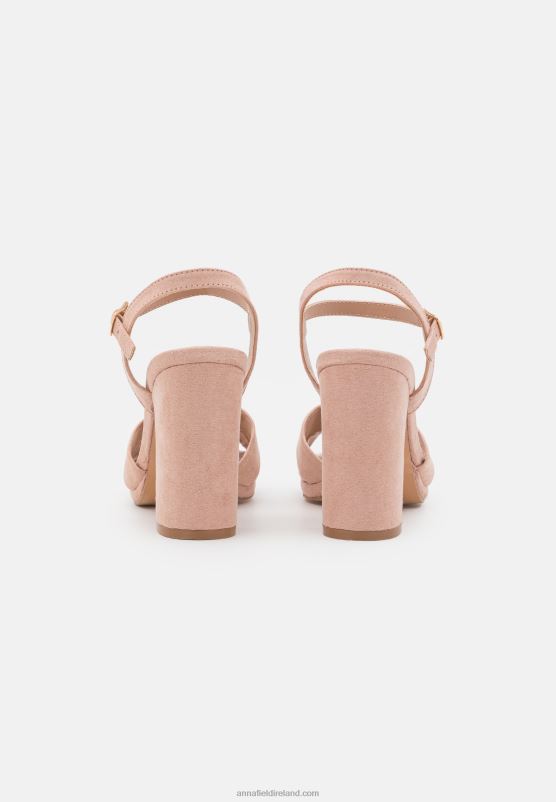 Z62T1249 Women Anna Field Sandals Light Pink