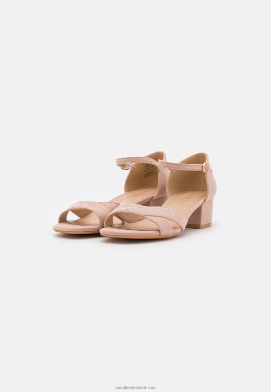 Z62T1252 Women Anna Field Sandals Light Pink