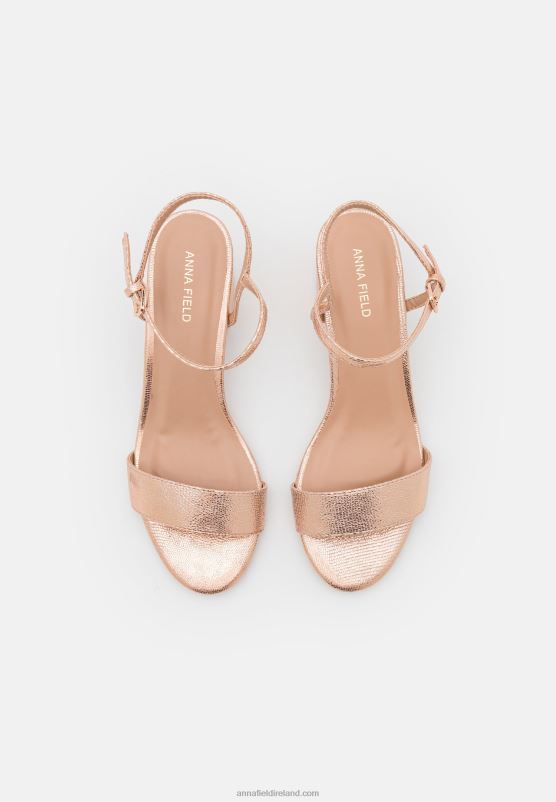 Z62T1254 Women Anna Field Sandals Rose Gold-Coloured