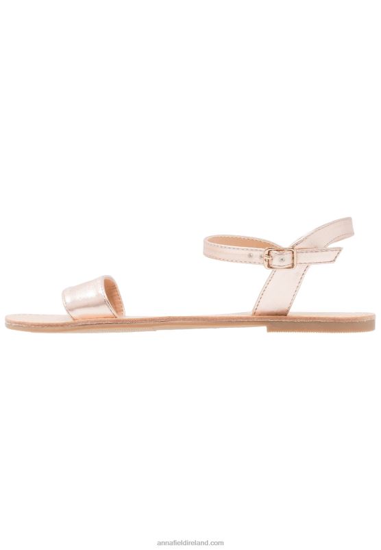 Z62T1257 Women Anna Field Sandals Rose Gold