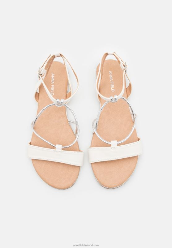 Z62T1263 Women Anna Field Sandals White