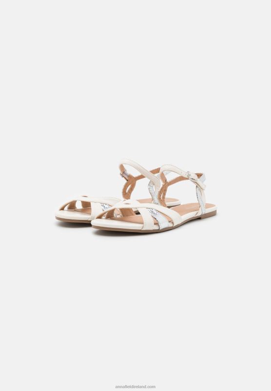 Z62T1266 Women Anna Field Sandals White