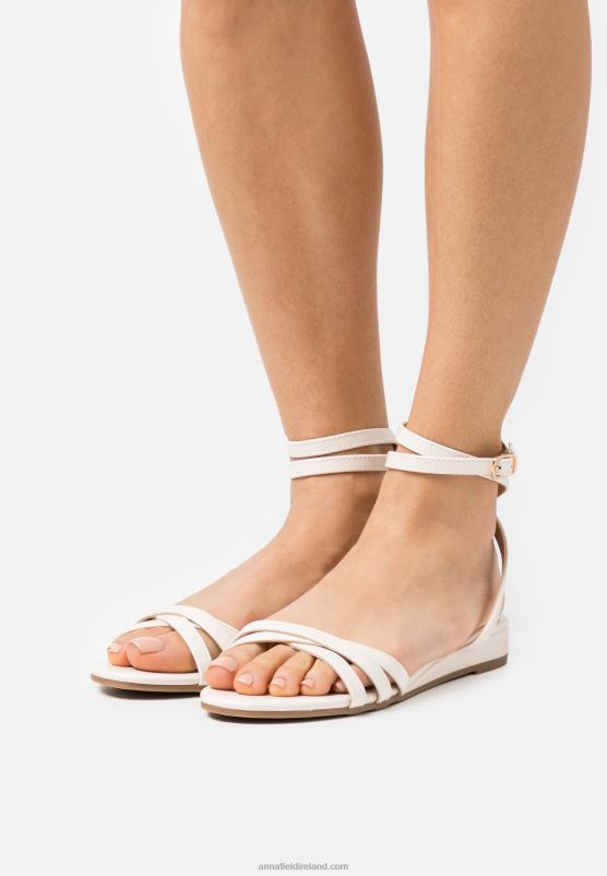 Z62T1267 Women Anna Field Sandals 001 White