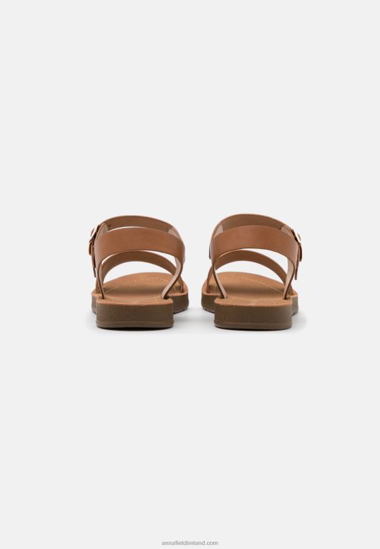 Z62T1268 Women Anna Field Sandals Cognac