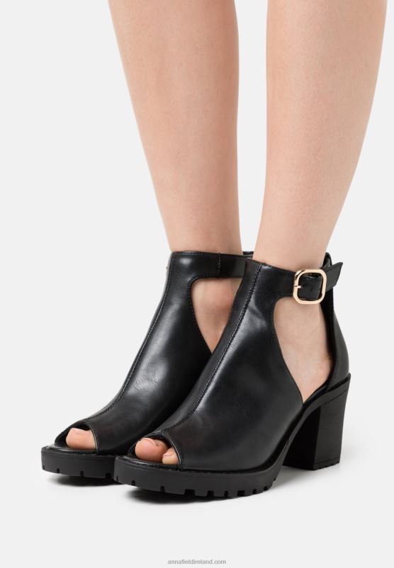 Z62T1272 Women Anna Field High Heeled Sandals Black