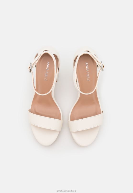 Z62T1288 Women Anna Field High Heeled Sandals White