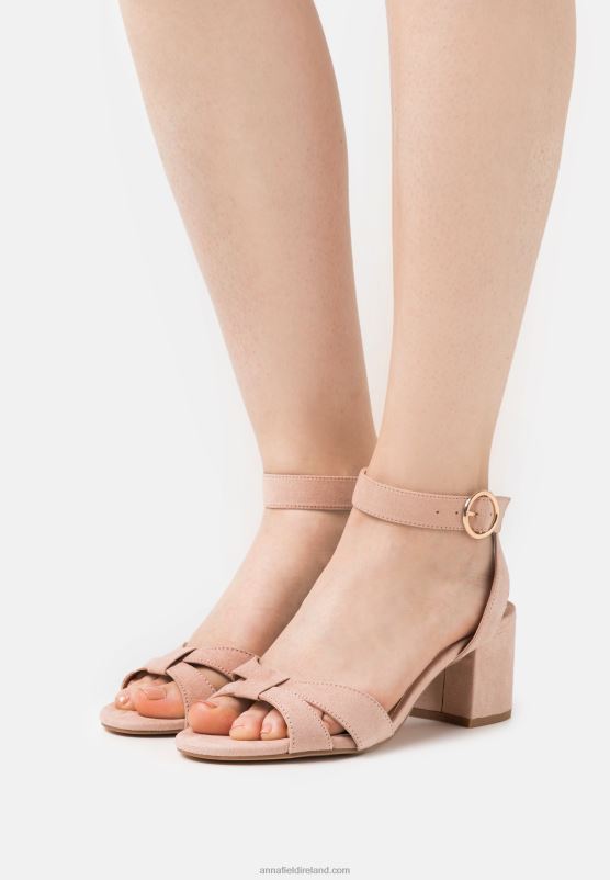 Z62T1297 Women Anna Field Sandals Light Pink