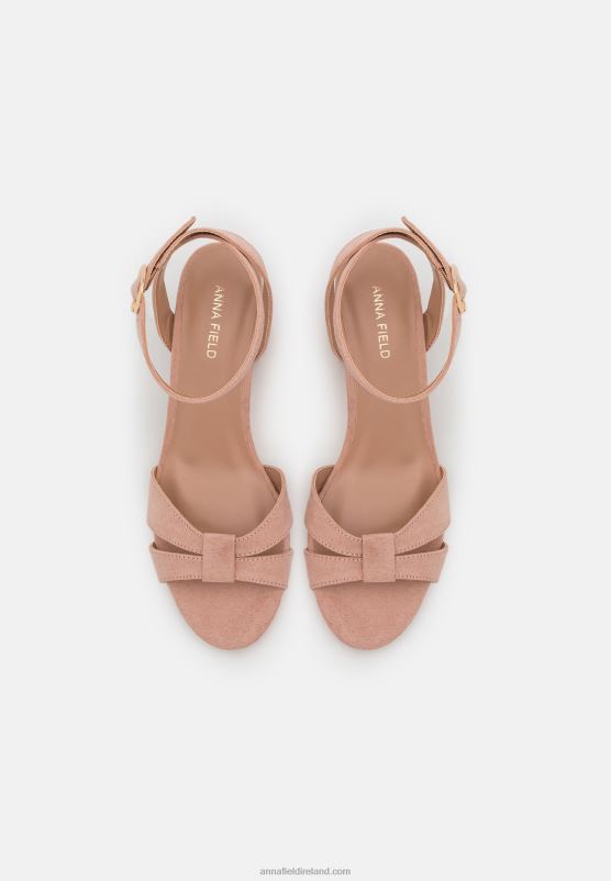 Z62T1297 Women Anna Field Sandals Light Pink