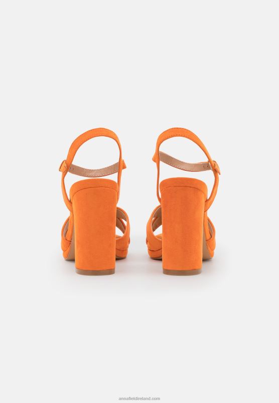 Z62T1303 Women Anna Field Sandals Orange