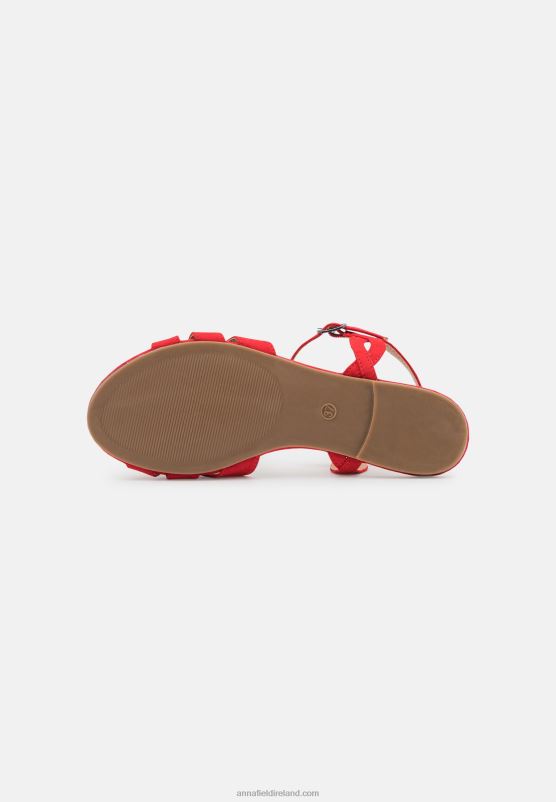 Z62T1311 Women Anna Field Sandals Red