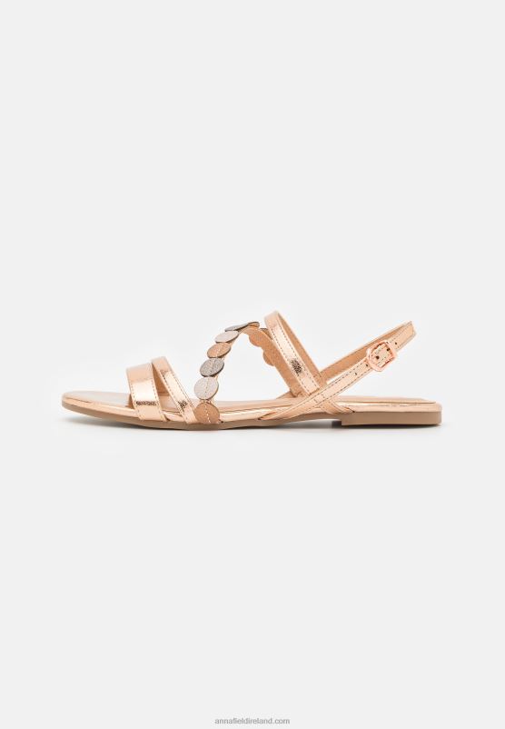 Z62T1313 Women Anna Field Sandals Rose Gold-Coloured