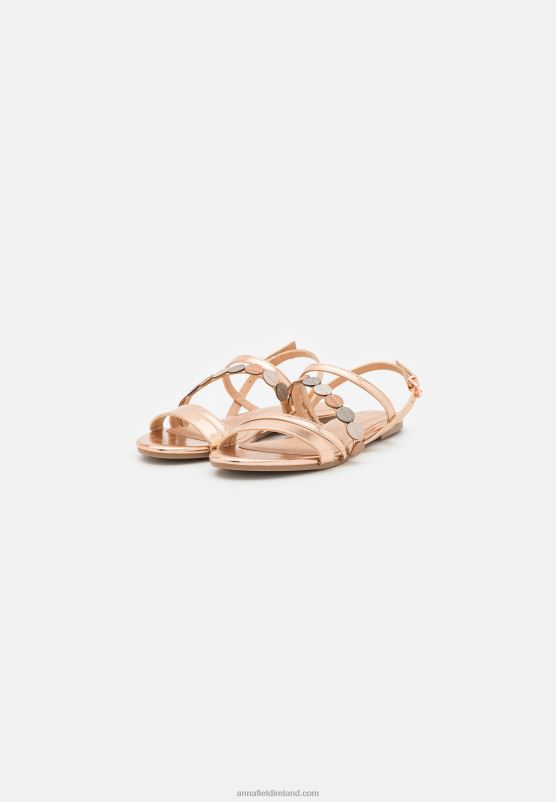 Z62T1313 Women Anna Field Sandals Rose Gold-Coloured