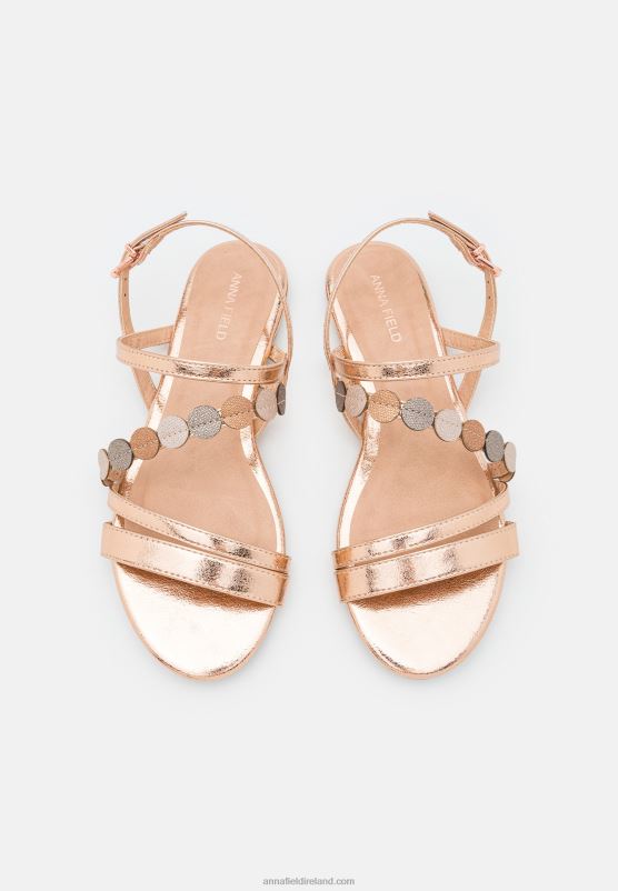 Z62T1313 Women Anna Field Sandals Rose Gold-Coloured