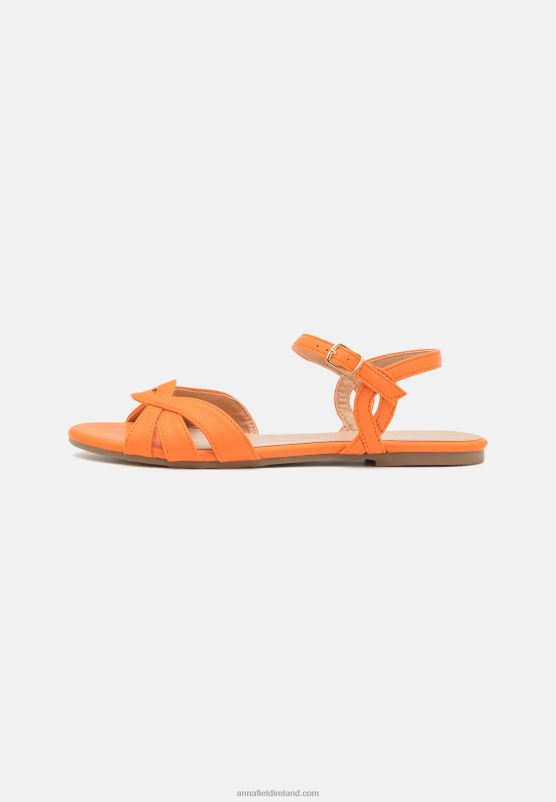 Z62T1317 Women Anna Field Sandals Orange
