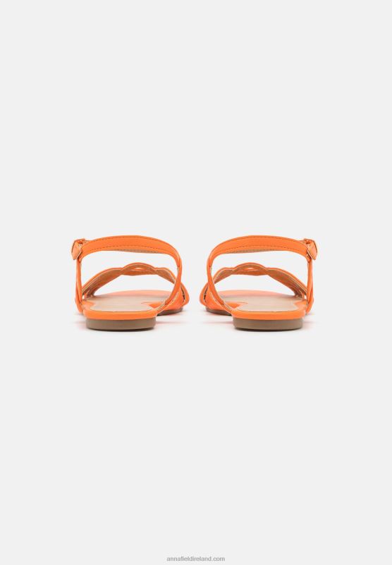 Z62T1317 Women Anna Field Sandals Orange