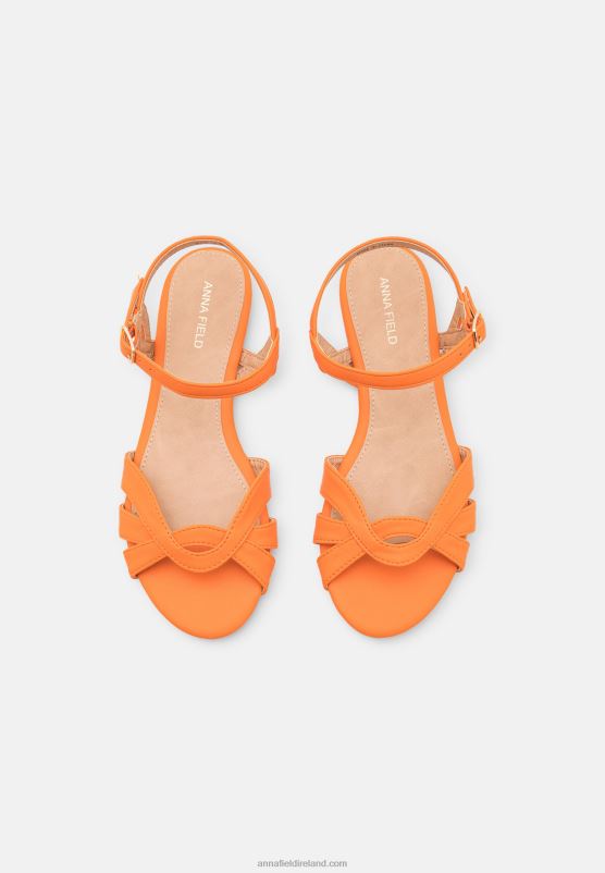 Z62T1317 Women Anna Field Sandals Orange
