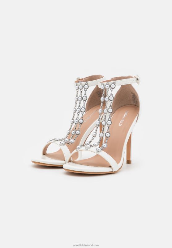 Z62T1331 Women Anna Field Sandals White