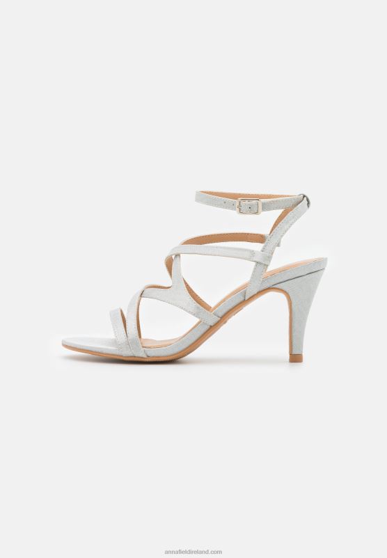 Z62T1343 Women Anna Field Sandals Silver