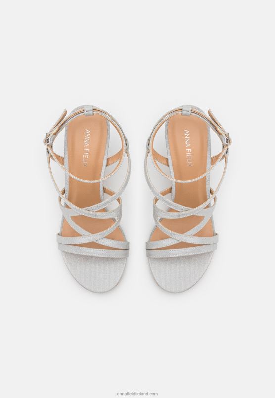 Z62T1343 Women Anna Field Sandals Silver