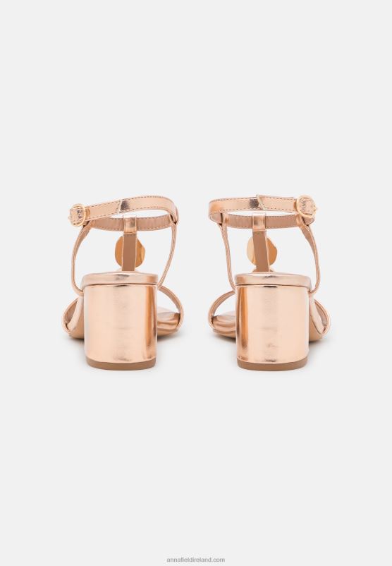 Z62T1345 Women Anna Field Sandals Rose Gold-Coloured