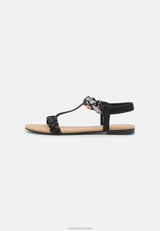 Z62T1346 Women Anna Field Sandals Black