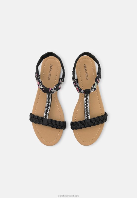 Z62T1346 Women Anna Field Sandals Black